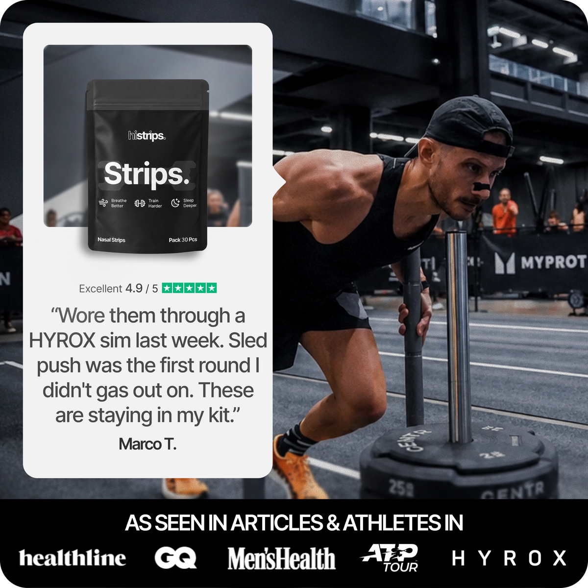 Black Nasal Strips [6-Pack]